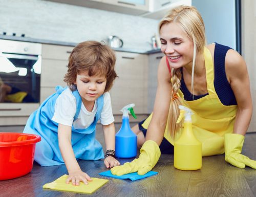 Wskazówki dotyczące wspólnego sprzątania z dziećmi